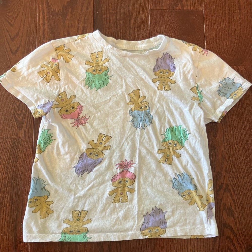 Trolls print kids shirt